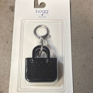 NWT Bogg Black Tiny Tote Keychain